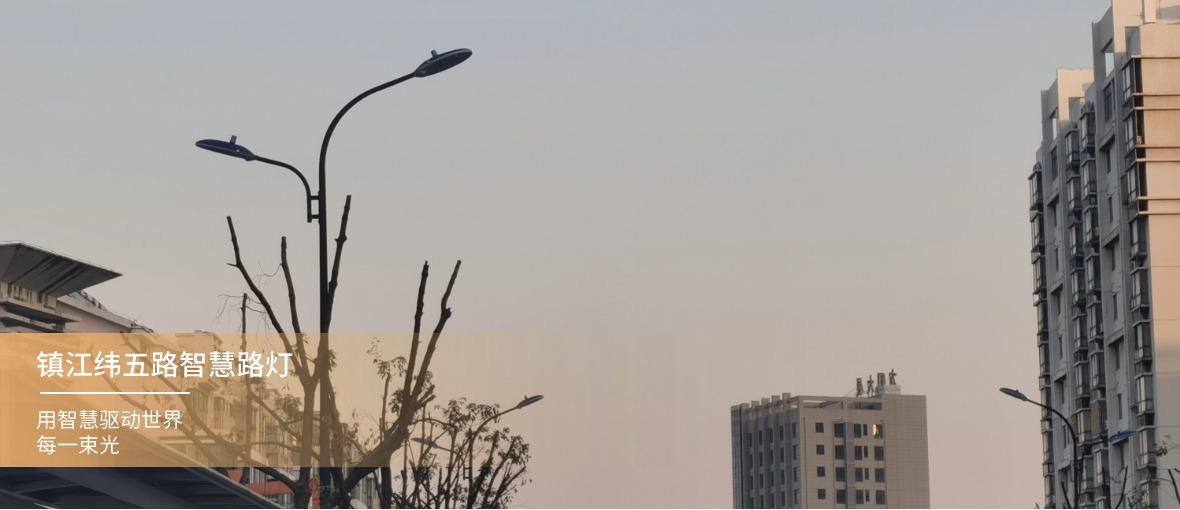 鎮(zhèn)江緯五路智慧路燈